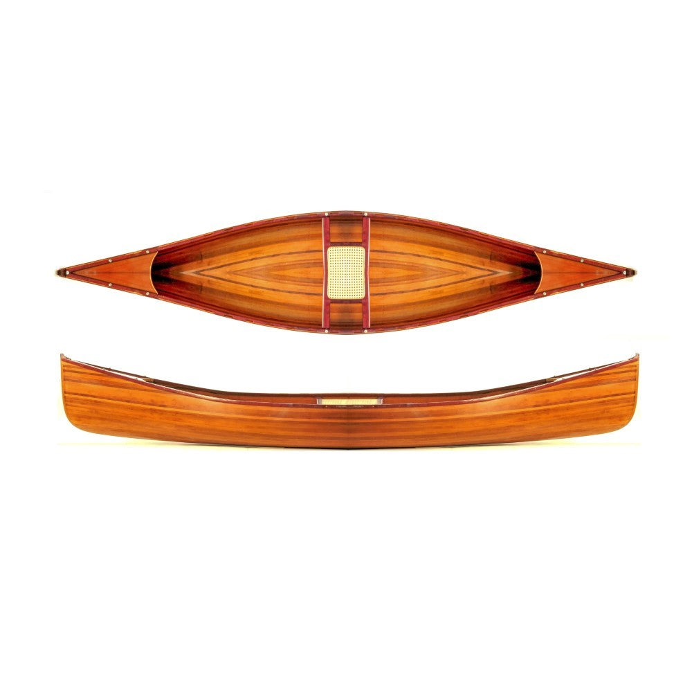 WOODEN CANOE 10 FT | Museum-quality | Fully Assembled Wooden Ship Model