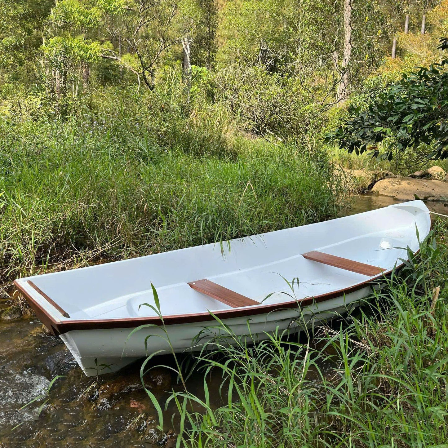K231 - Swansea - Small composite Row Boat Canoe 10ft