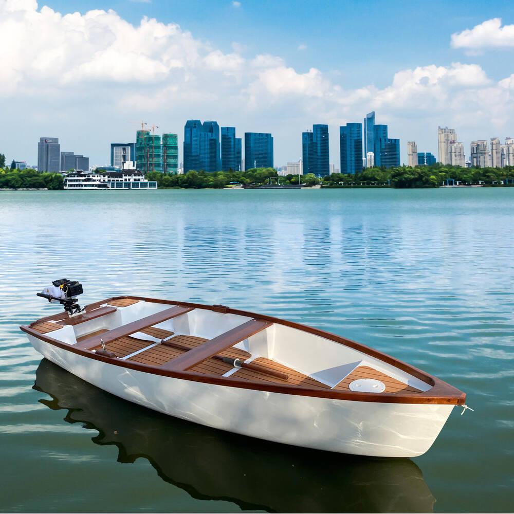 K232 - 11.5ft Composite whitehall dinghy with teak accent