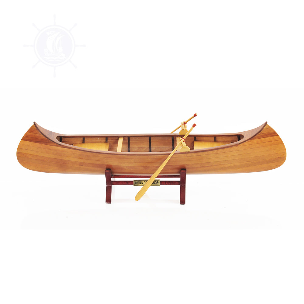 INDIAN GIRL CANOE MODEL BOAT | High-quality | Fully Assembled Wooden Model boats For Wholesale