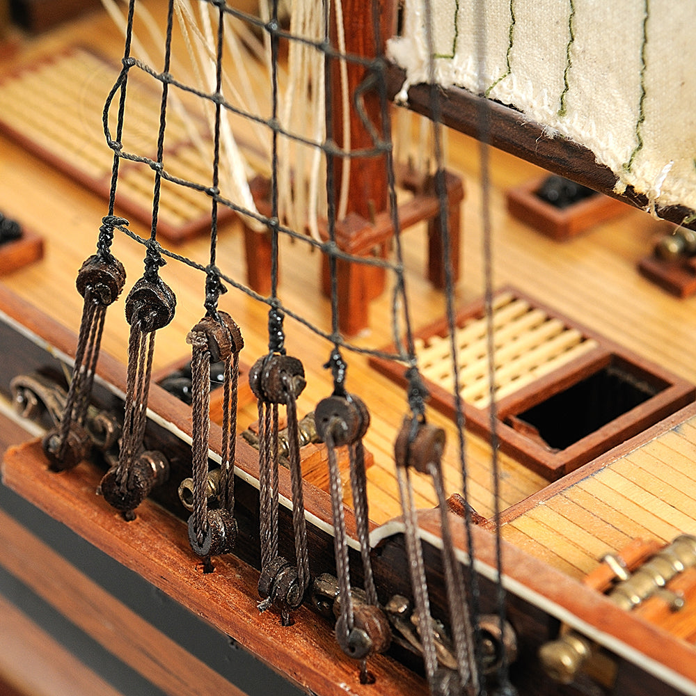THE EL CAZADOR MODEL SHIP | High-quality | Fully Assembled Wooden Ship Models For Wholesale