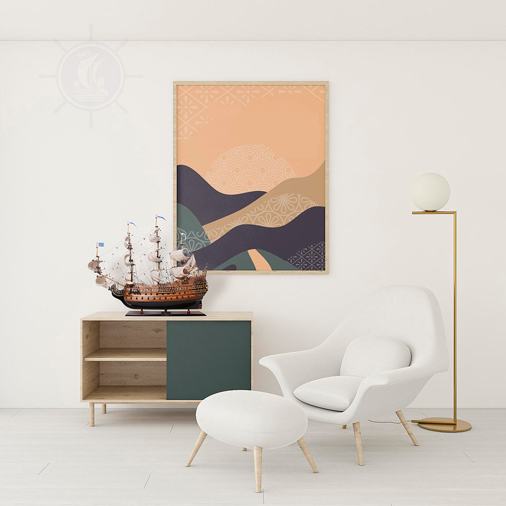 SOLEIL ROYAL MODEL SHIP L80 | High-quality | Fully Assembled Wooden Ship Models For Wholesale