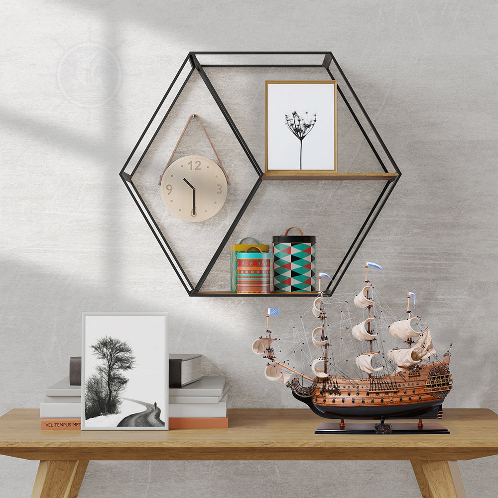 SOLEIL ROYAL MODEL SHIP L80 | High-quality | Fully Assembled Wooden Ship Models For Wholesale