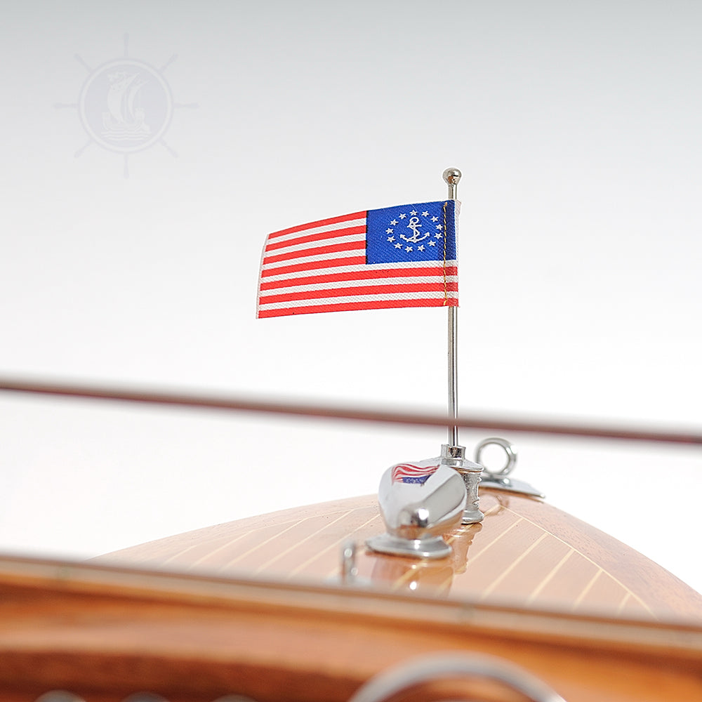 CHRIS CRAFT RUNABOUT MODEL BOAT L80 | High-quality | Fully Assembled Wooden Model boats For Wholesale