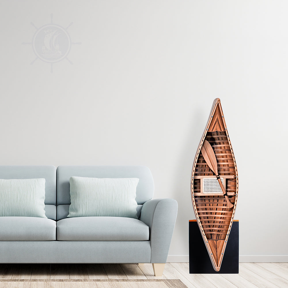 6 FEET CANOE WITH RIBS | Wooden Kayak | Boat | Canoe with Paddles for fishing and water sports For Wholesale