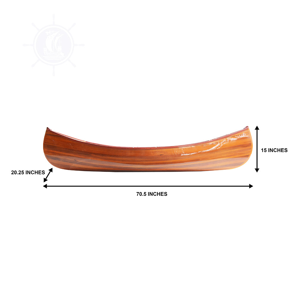 6 FEET CANOE WITH RIBS | Wooden Kayak | Boat | Canoe with Paddles for fishing and water sports For Wholesale