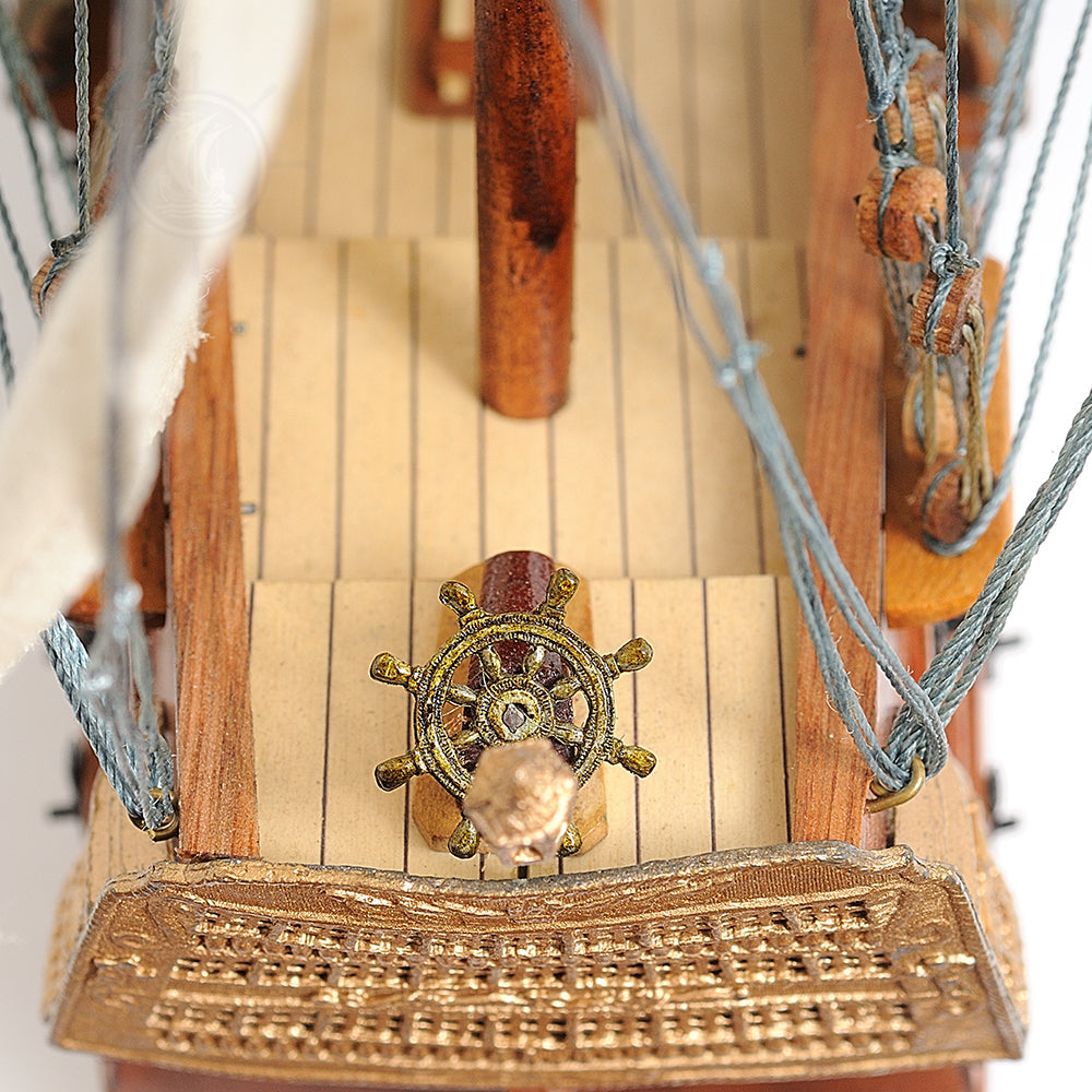 HMS VICTORY MODEL SHIP SMALL WITH DISPLAY CASE | High-quality | Fully Assembled Wooden Ship Models