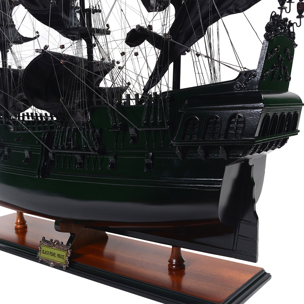 BLACK PEARL PIRATE SHIP MODEL SHIP L80 | High-quality | Fully Assembled Wooden Ship Models For Wholesale