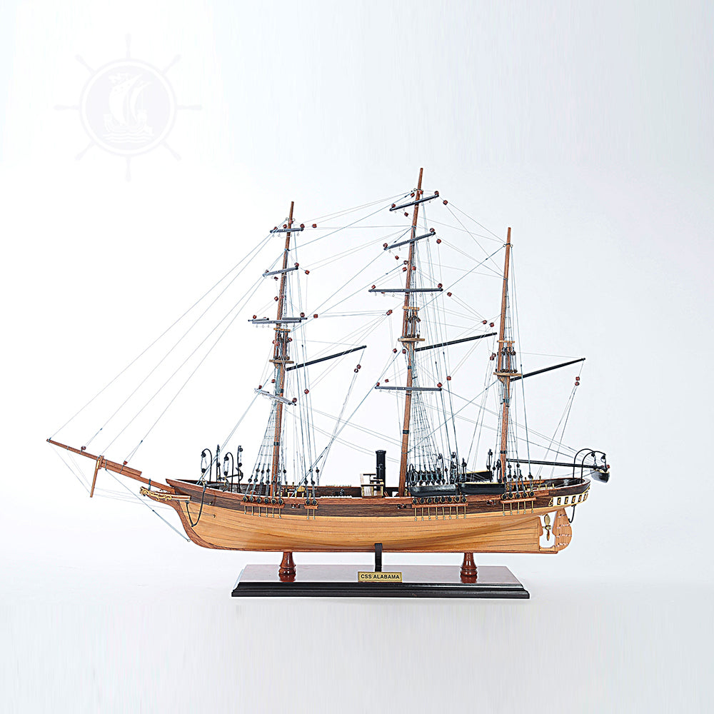 CSS ALABAMA MODEL SHIP W/O SAIL | High-quality | Fully Assembled Wooden Ship Models For Wholesale