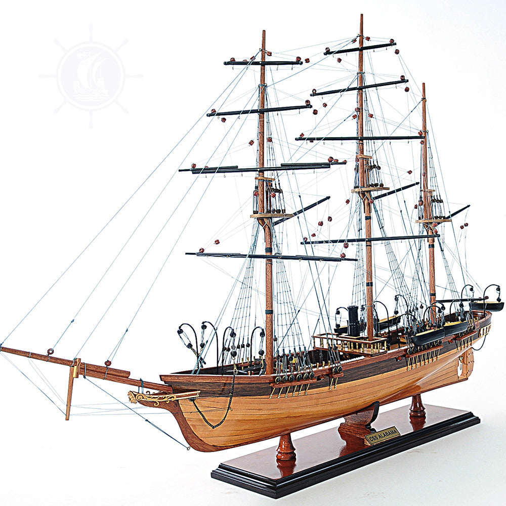 CSS ALABAMA MODEL SHIP W/O SAIL | High-quality | Fully Assembled Wooden Ship Models For Wholesale
