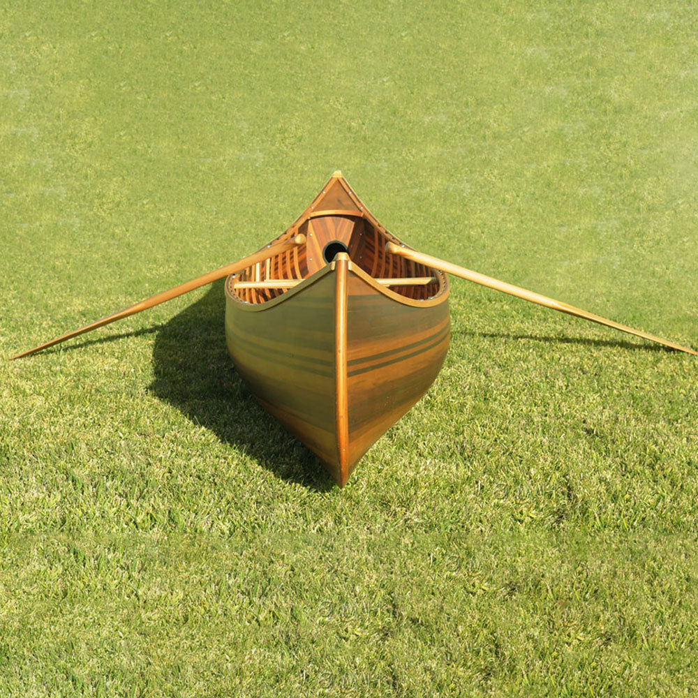 CANOE WITH RIBS CURVED BOW MATTE FINISHED | Wooden Kayak | Boat | Canoe with Paddles for fishing and water sports For Wholesale