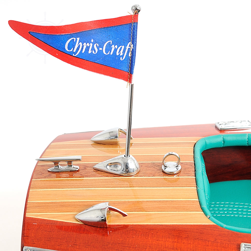 CHRIS CRAFT TRIPLE COCKPIT MODEL BOAT PAINTED L80 | High-quality | Fully Assembled Wooden Model boats For Wholesale