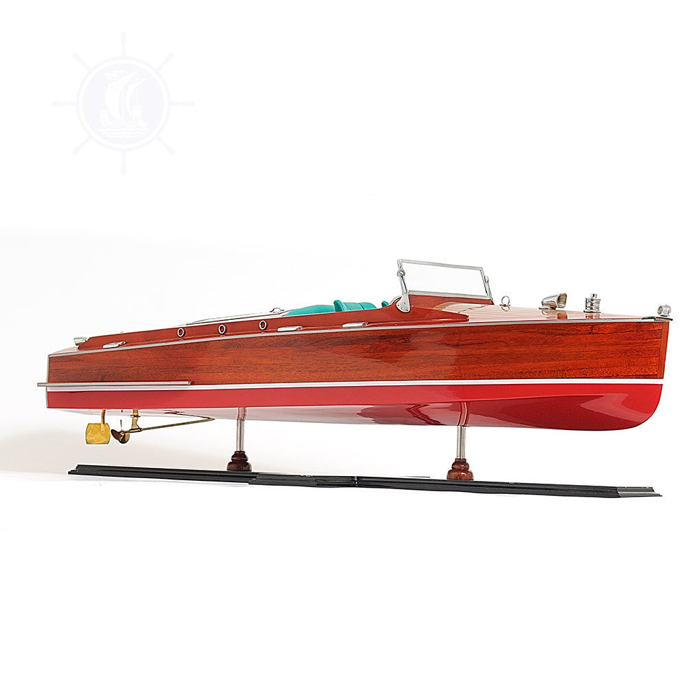 CHRIS CRAFT RUNABOUT MODEL BOAT PAINTED L80 | High-quality | Fully Assembled Wooden Model boats For Wholesale
