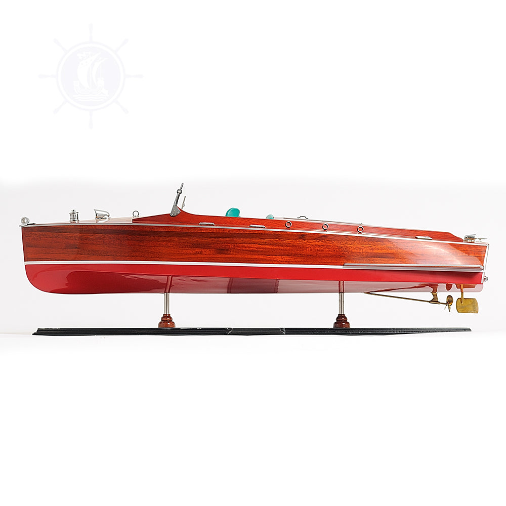 CHRIS CRAFT RUNABOUT MODEL BOAT PAINTED L80 | High-quality | Fully Assembled Wooden Model boats For Wholesale