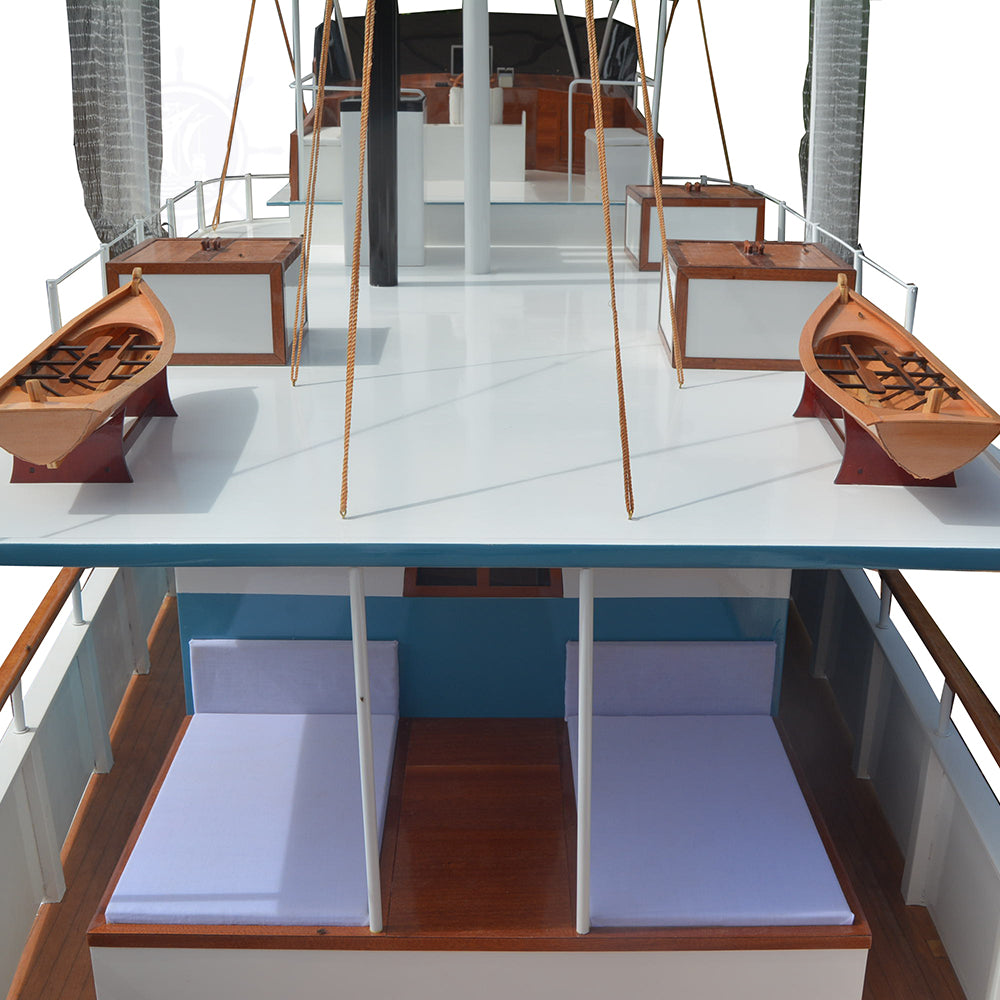 DICKIE WALKER MODEL BOAT XXXL | Museum-quality | Fully Assembled Wooden Model boats