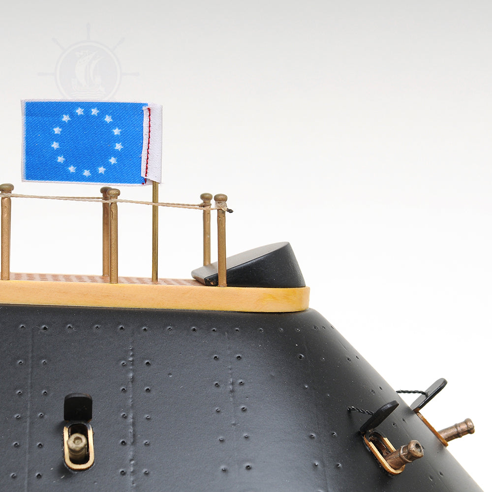 CSS VIRGINIA MODEL BOAT WITH DISPLAY CASE | High-quality | Fully Assembled Wooden Model boats
