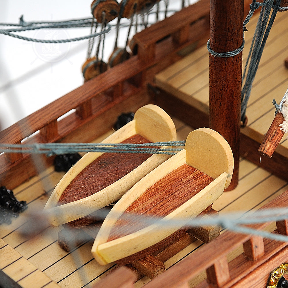 San Felipe Small Model Ship with Display Case