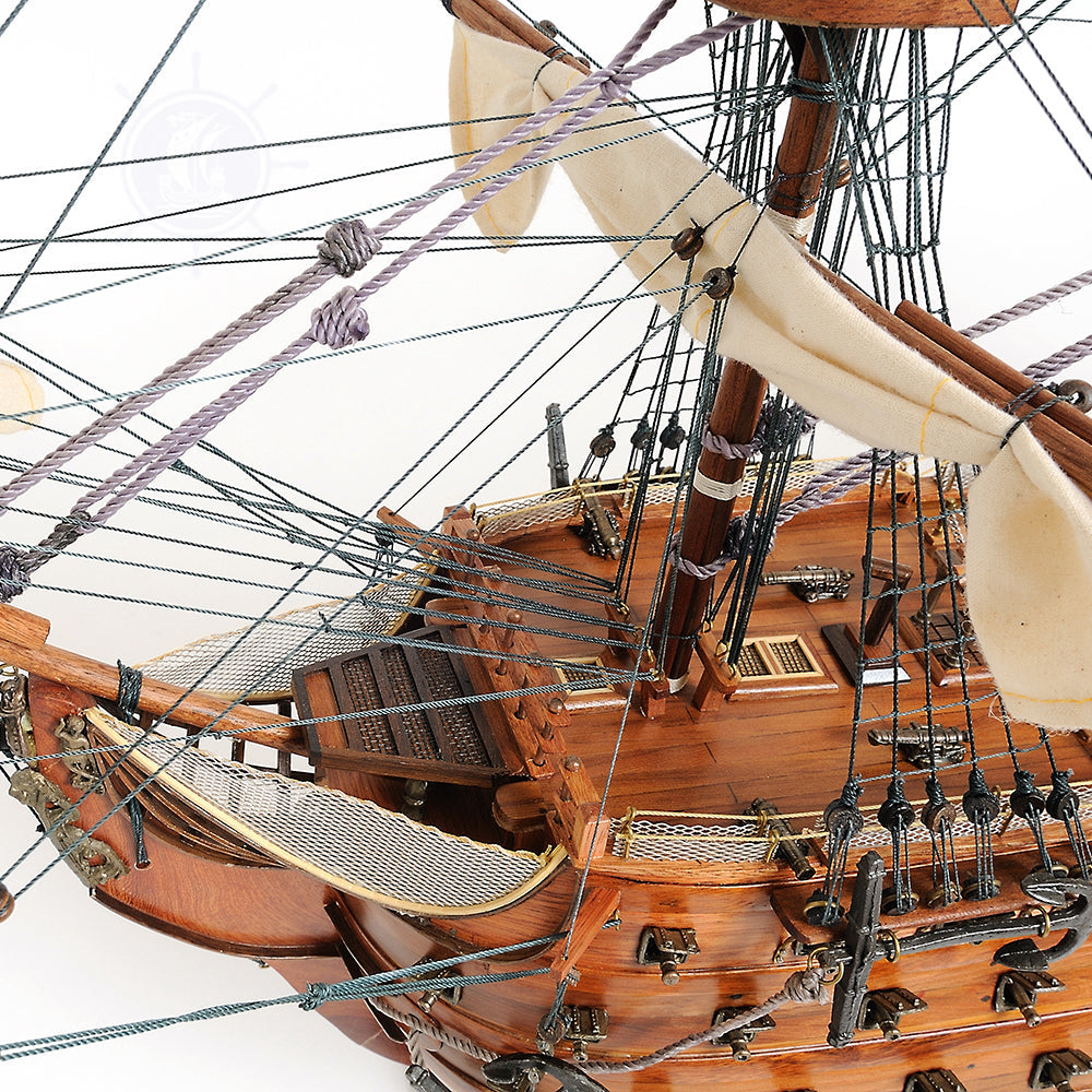 HMS VICTORY MODEL SHIP LARGE WITH FLOOR DISPLAY CASE | High-quality | Fully Assembled Wooden Ship Models