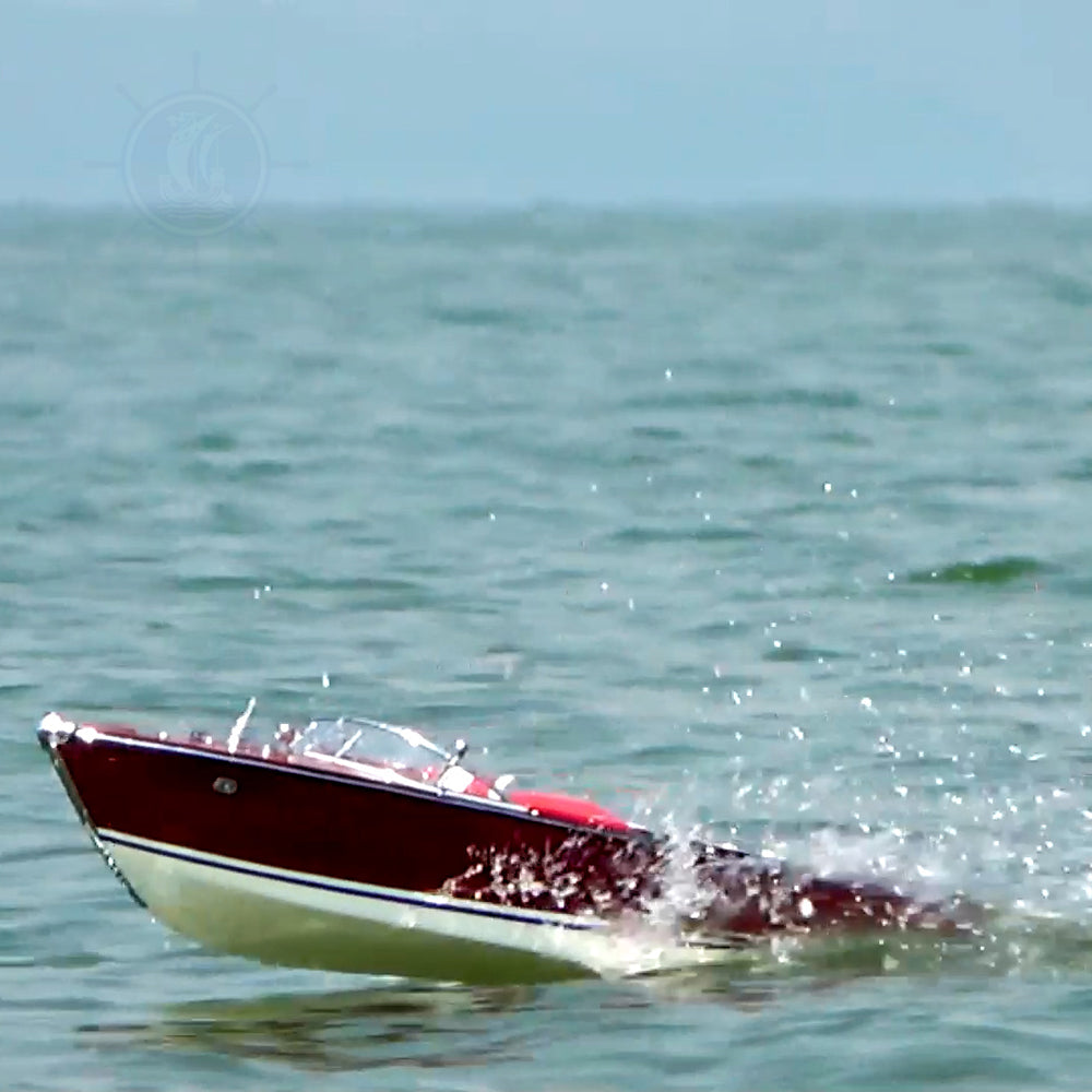 RIVA AQUARAMA MODEL BOAT PAINTED WITH RC MOTOR | High-quality | Fully Assembled Wooden Model boats For Wholesale