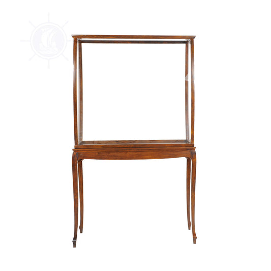 The Ultimate Protection With Floor Display Case Classic Light Brown for Your Tall Ship Model