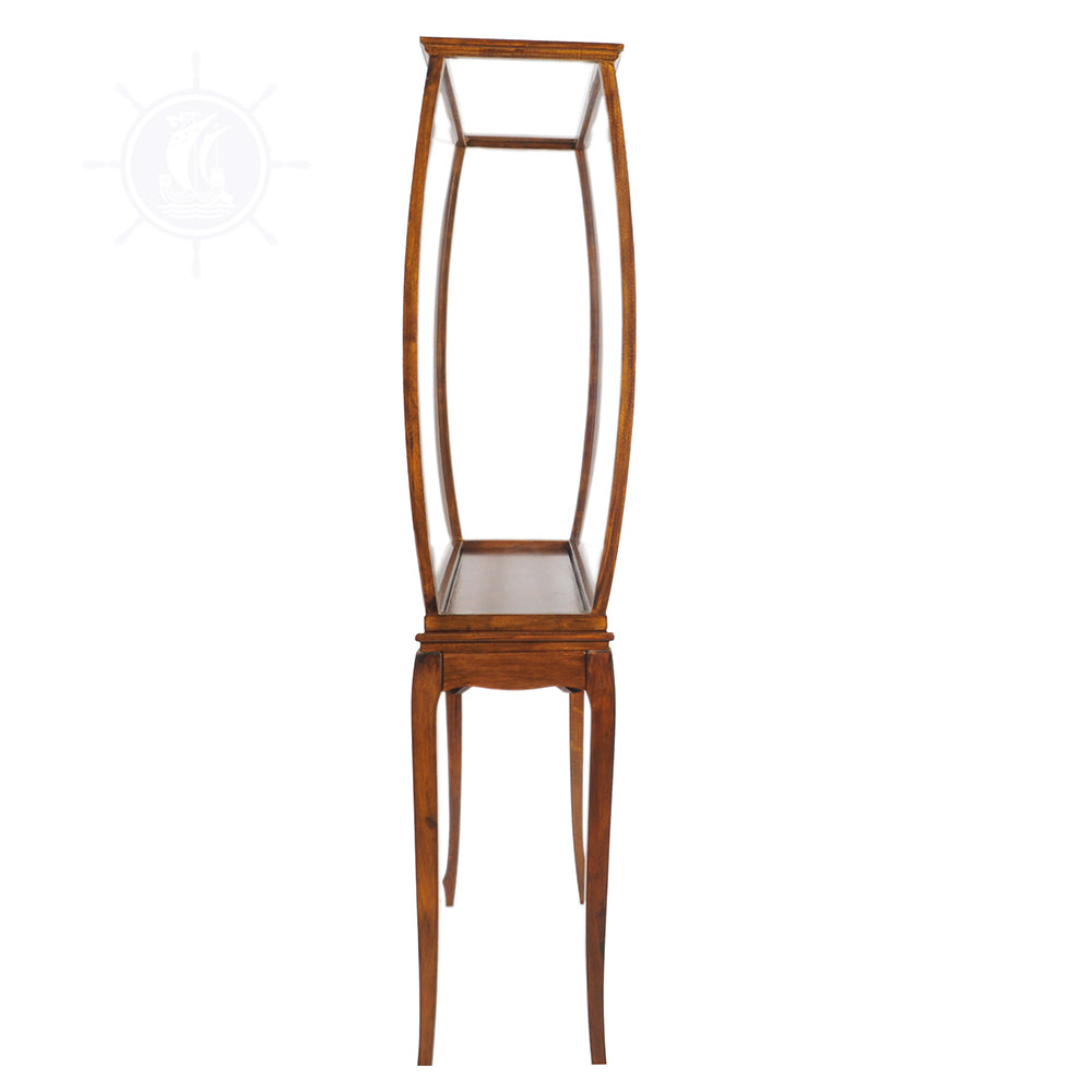 The Ultimate Protection With Floor Display Case Classic Light Brown for Your Tall Ship Model