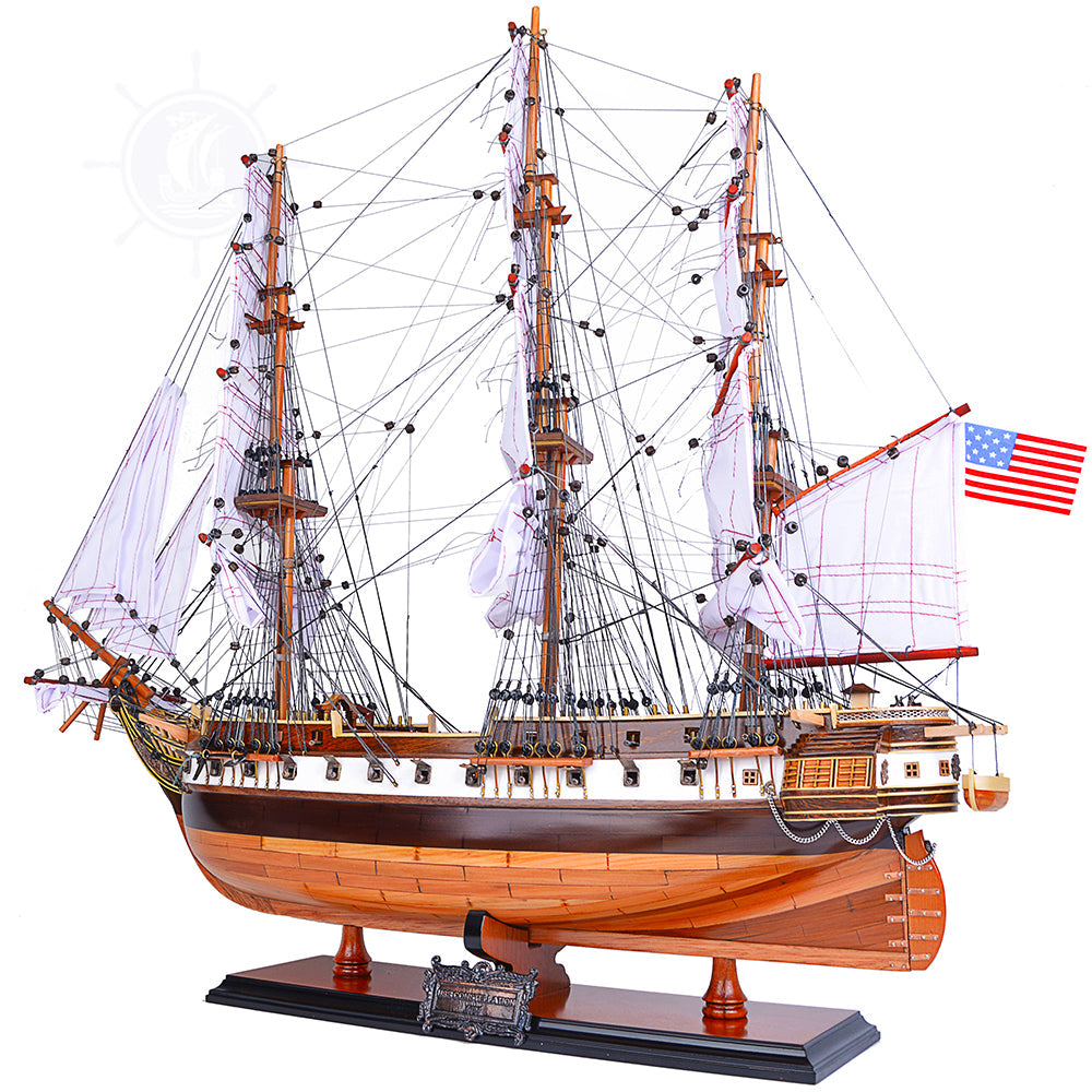 USS CONSTELLATION MODEL SHIP MEDIUM | High-quality | Fully Assembled Wooden Ship Models For Wholesale