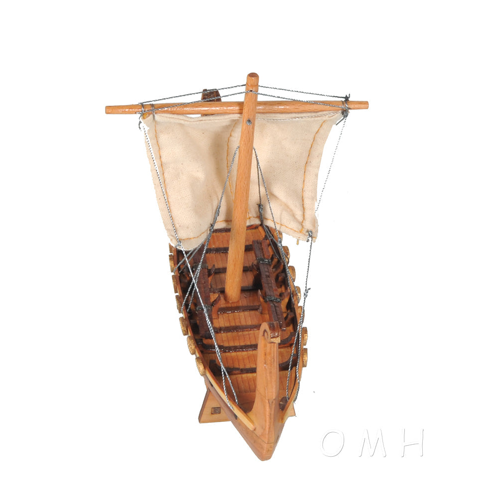 DRAKKAR VIKING MODEL BOAT 6 INCHES | High-quality | Fully Assembled Wooden Model boats For Wholesale