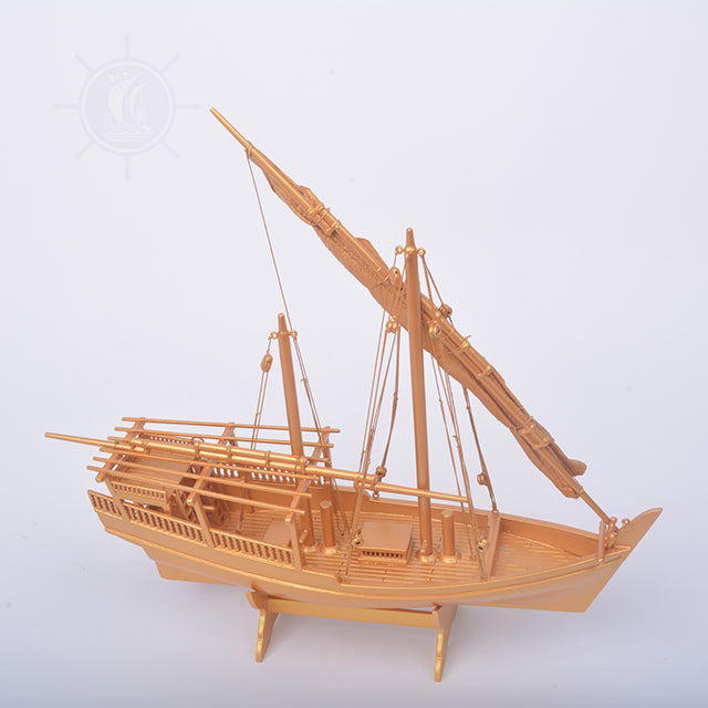 GOLDEN DHOW L30 | High-quality | Fully Assembled Wooden Model boats For Wholesale