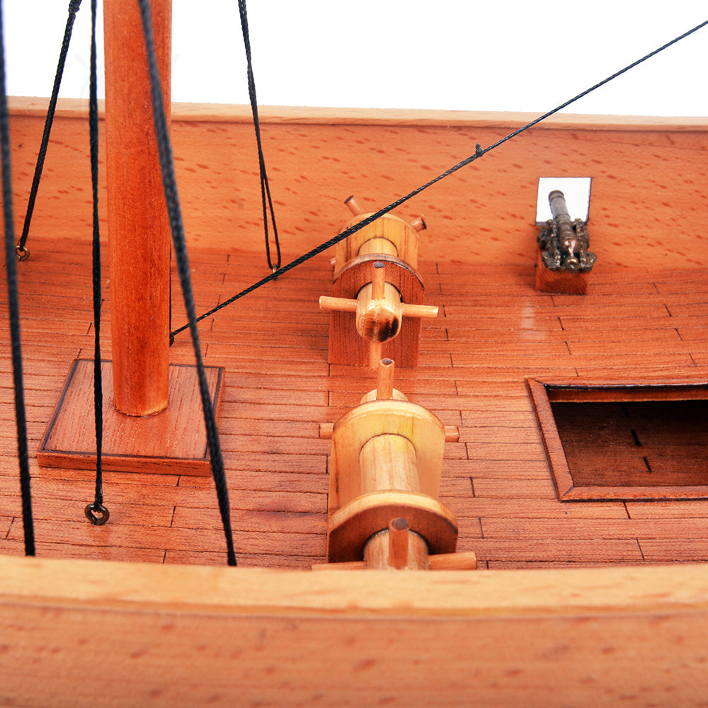 CHINESE JUNK MODEL BOAT NATURAL FINISH | High-quality | Fully Assembled Wooden Model boats For Wholesale