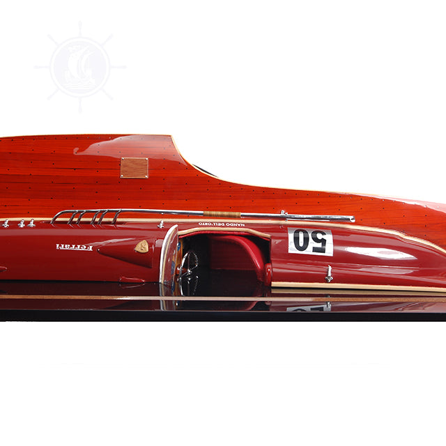 FERRARI HYDROPLANE HALF HULL L90 | High-quality | Fully Assembled Wooden Ship Models For Wholesale