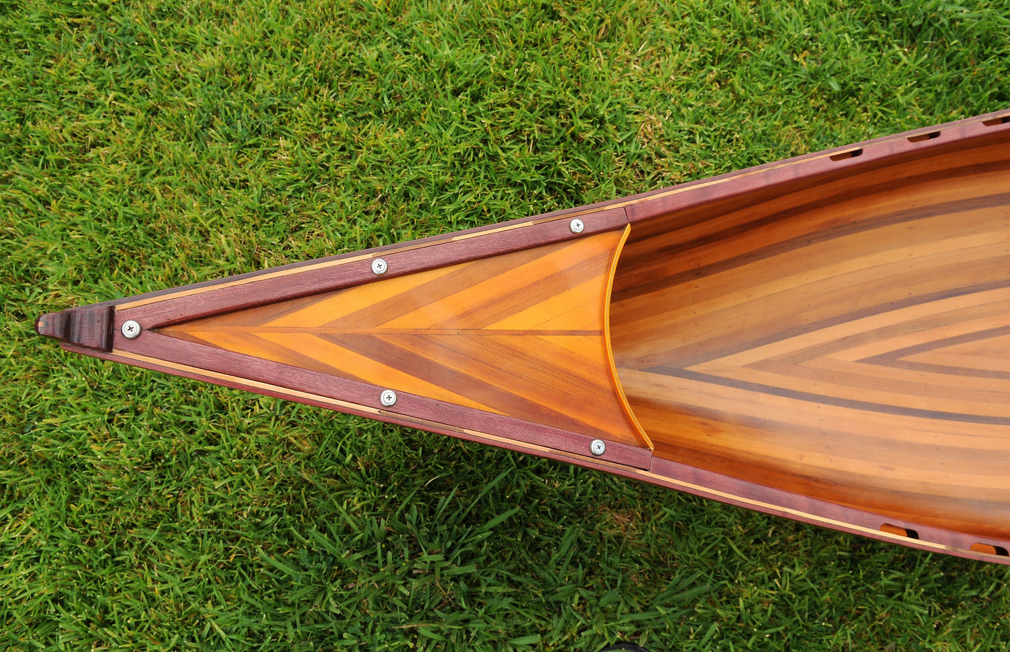 WOODEN CANOE 10 FT | Museum-quality | Fully Assembled Wooden Ship Model