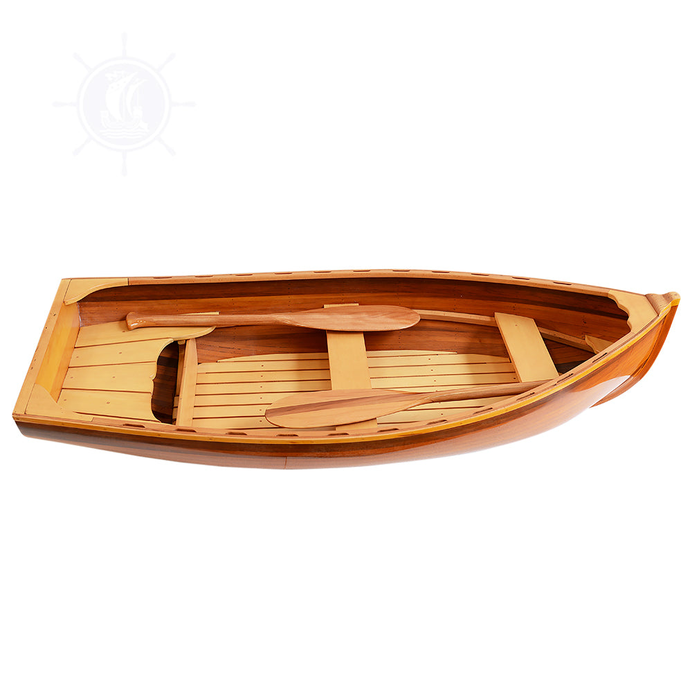 WHITEHALL DINGHY 5-FOOT DISPLAY | High-quality | Fully Assembled Wooden Ship Model For Wholesale