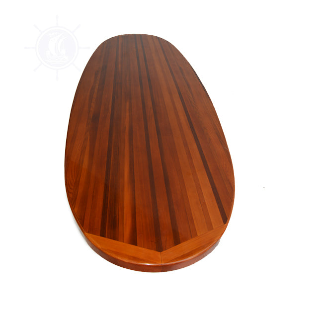 WOODEN SINGLE PADDLE BOARD TABLE - COFFEE H45 | Wooden Kayak | Boat | Canoe with Paddles for fishing and water sports For Wholesale
