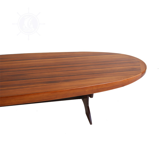 WOODEN SINGLE PADDLE BOARD TABLE - COFFEE H45 | Wooden Kayak | Boat | Canoe with Paddles for fishing and water sports For Wholesale