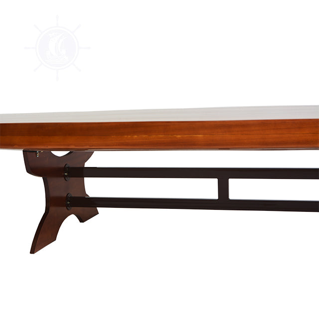 WOODEN SINGLE PADDLE BOARD TABLE - COFFEE H45 | Wooden Kayak | Boat | Canoe with Paddles for fishing and water sports For Wholesale