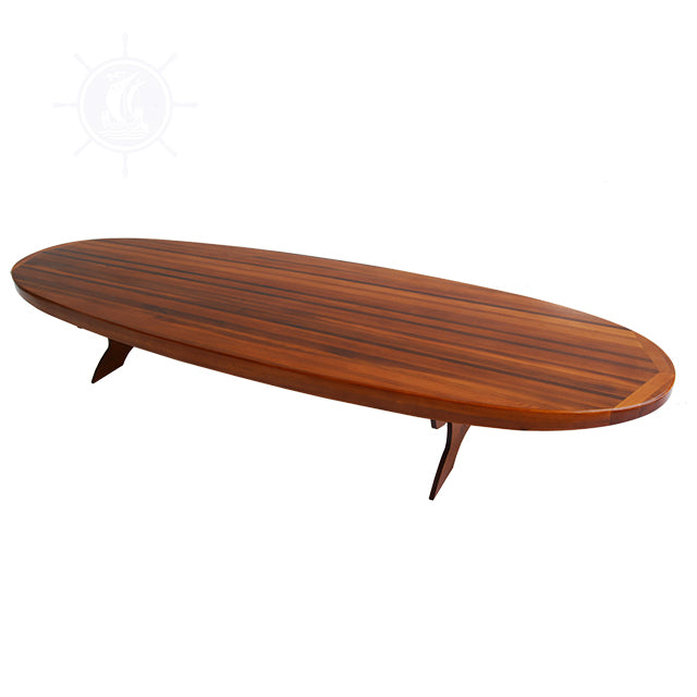WOODEN SINGLE PADDLE BOARD TABLE - COFFEE H45 | Wooden Kayak | Boat | Canoe with Paddles for fishing and water sports For Wholesale