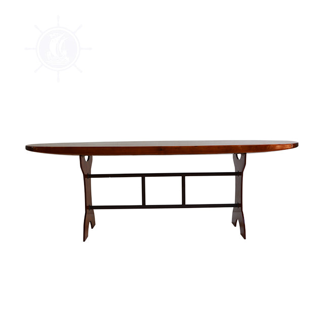WOODEN SINGLE PADDLE BOARD TABLE - BAR H101 | Wooden Kayak | Boat | Canoe with Paddles for fishing and water sports For Wholesale