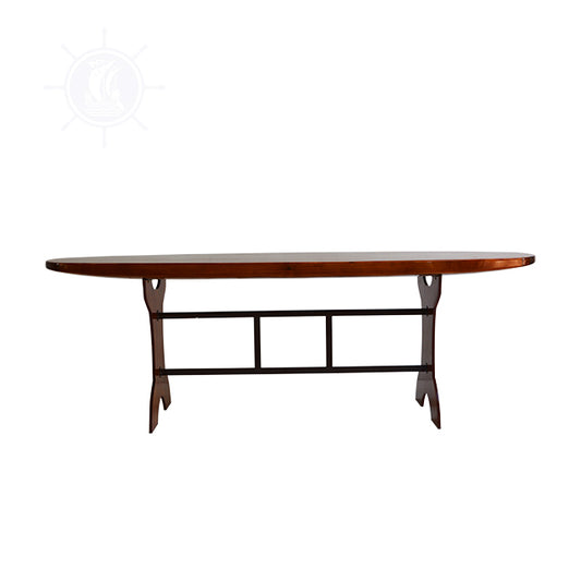 WOODEN SINGLE PADDLE BOARD TABLE - BAR H101 | Wooden Kayak |  Boat | Canoe with Paddles for fishing and water sports For Wholesale