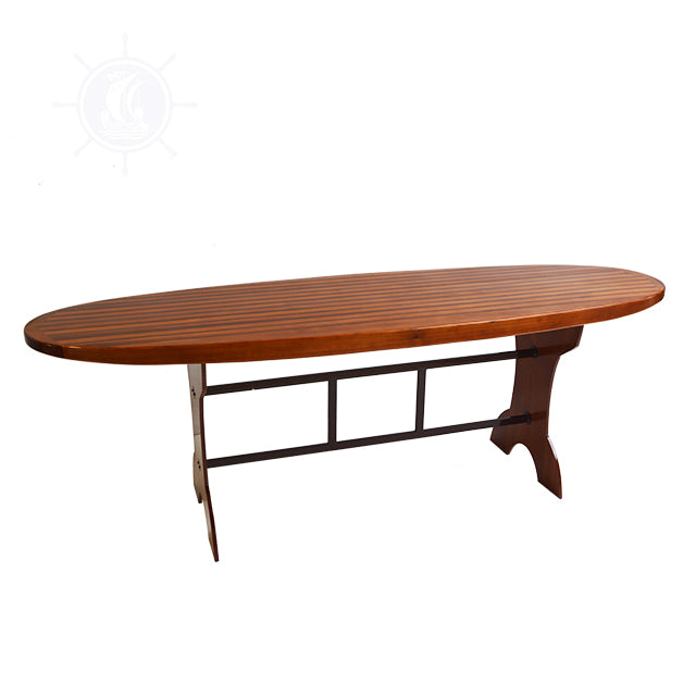 WOODEN SINGLE PADDLE BOARD TABLE - BAR H101 | Wooden Kayak | Boat | Canoe with Paddles for fishing and water sports For Wholesale