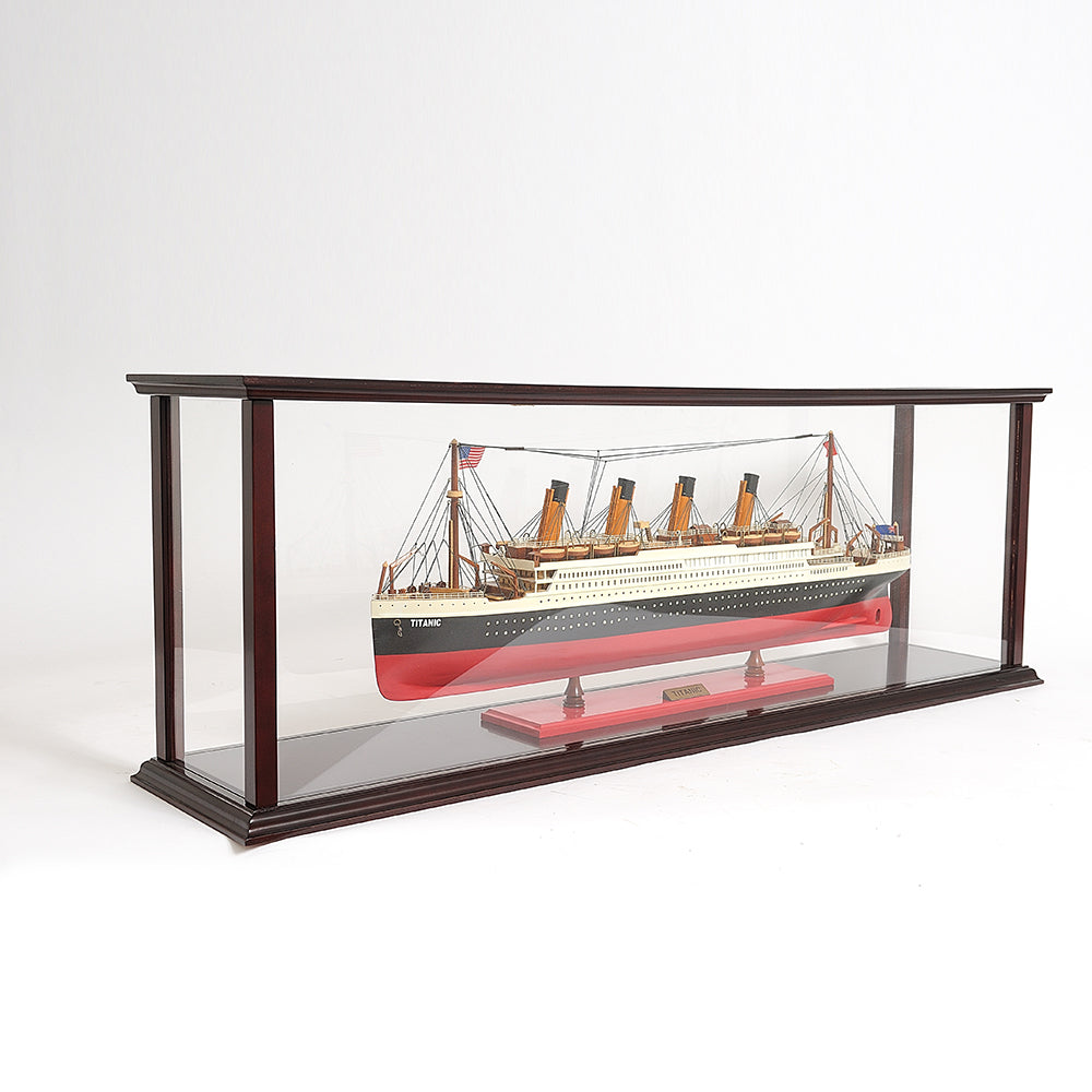 CRUISE SHIP DISPLAY CASE LARGE | HIGH QUALITY DISPLAY CASE FOR MODEL SHIP | Multi sizes and style available For Wholesale