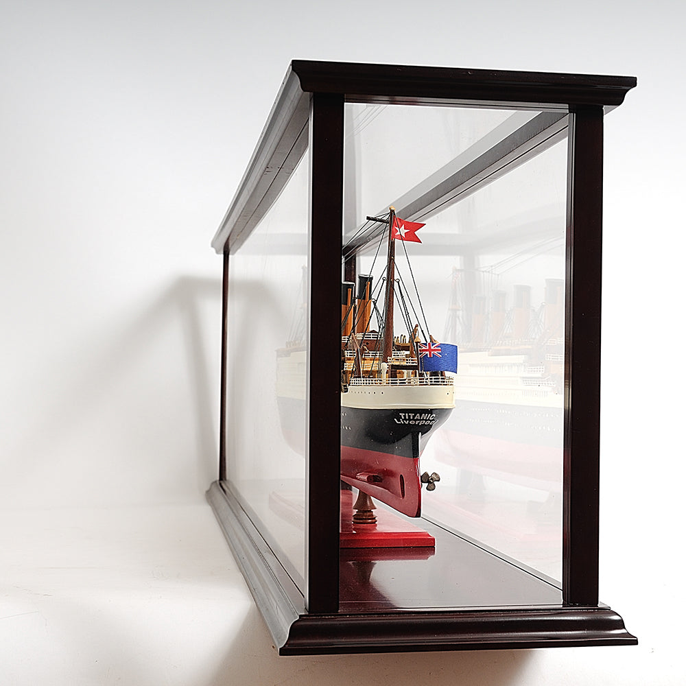 CRUISE SHIP DISPLAY CASE LARGE | HIGH QUALITY DISPLAY CASE FOR MODEL SHIP | Multi sizes and style available For Wholesale