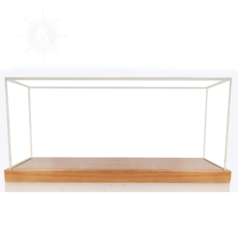 DISPLAY CASE FOR MIDSIZE SPEEDBOAT | HIGH QUALITY DISPLAY CASE FOR MODEL SHIP | Multi sizes and style available For Wholesale