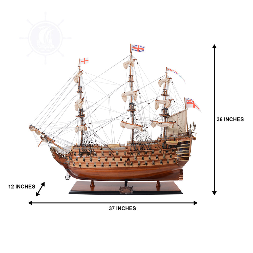 HMS Victory Exclusive Edition Large - THE FAMOUS BATTLESHIP Of THE ROYAL NAVY