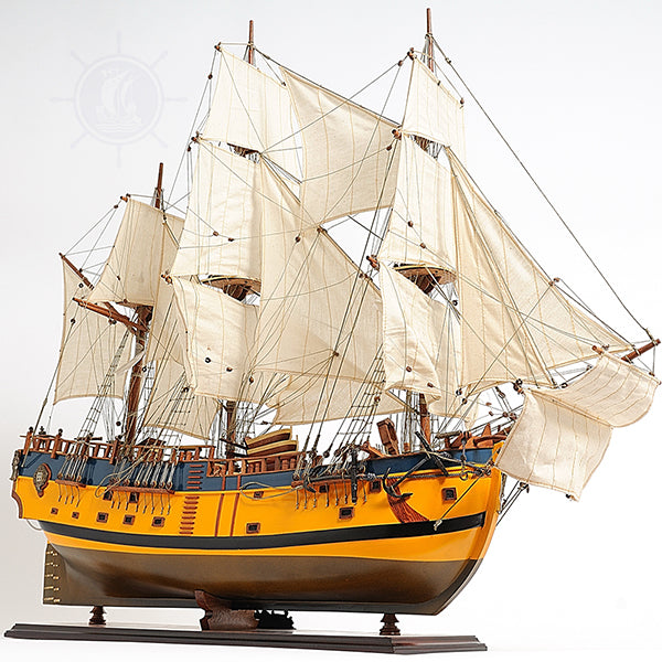 HMS ENDEAVOUR PAINTED | High-quality | Fully Assembled Wooden Ship Models For Wholesale