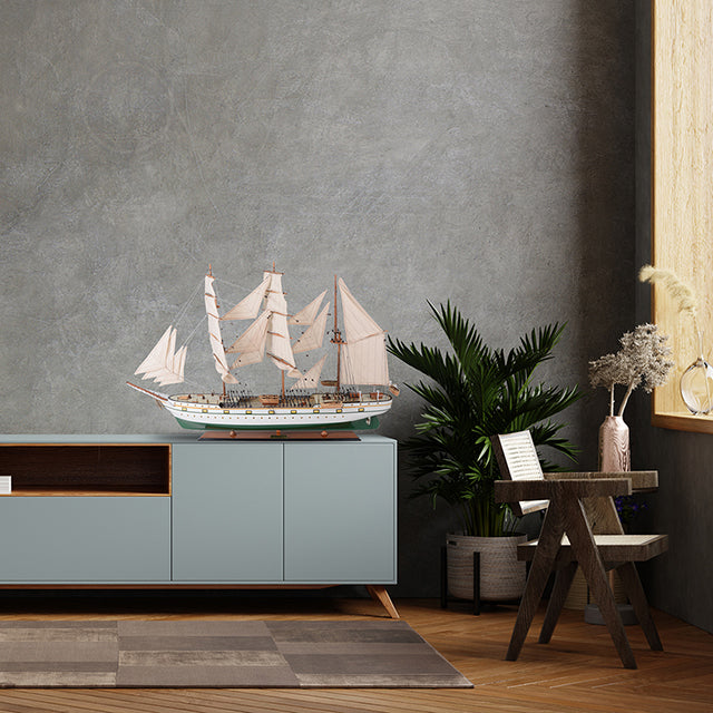 GORCH FOCK | High-quality | Fully Assembled Wooden Ship Models For Wholesale