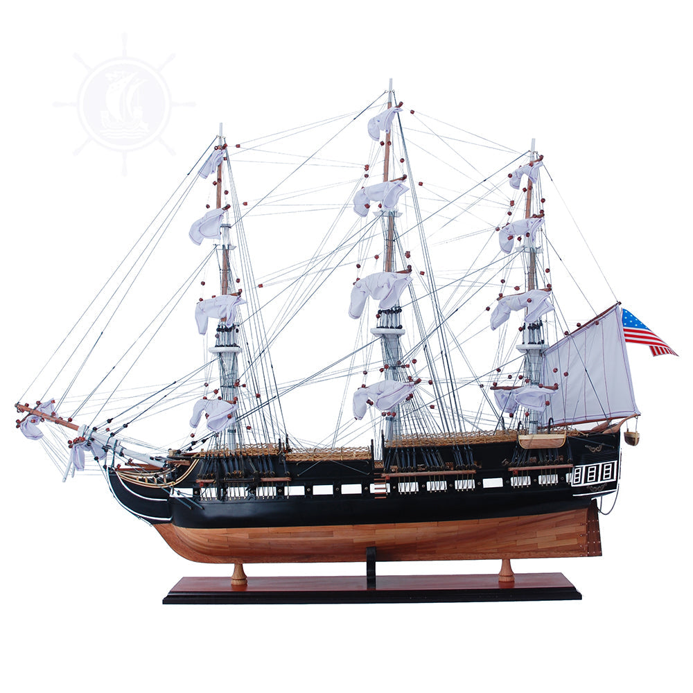 USS CONSTITUTION MODEL SHIP PAINTED L80 | High-quality | Fully Assembled Wooden Ship Models For Wholesale