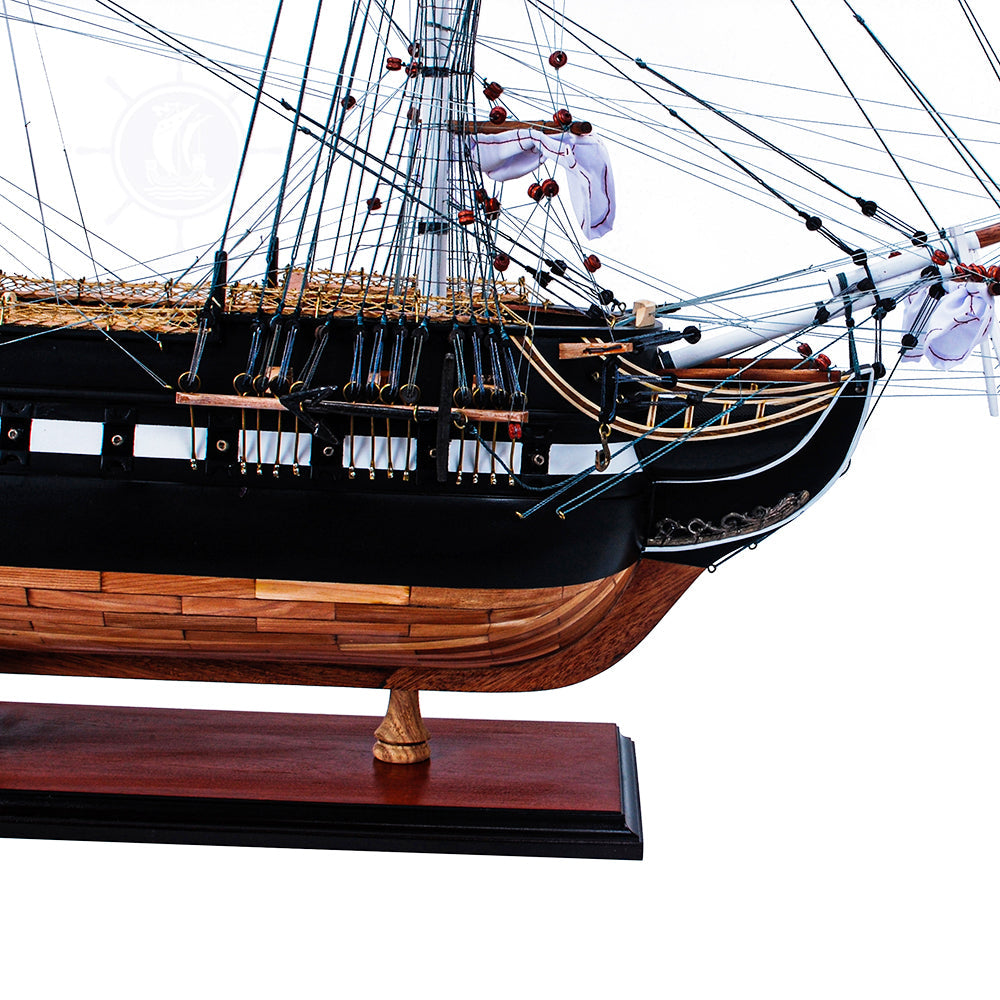 USS CONSTITUTION MODEL SHIP PAINTED L80 | High-quality | Fully Assembled Wooden Ship Models For Wholesale