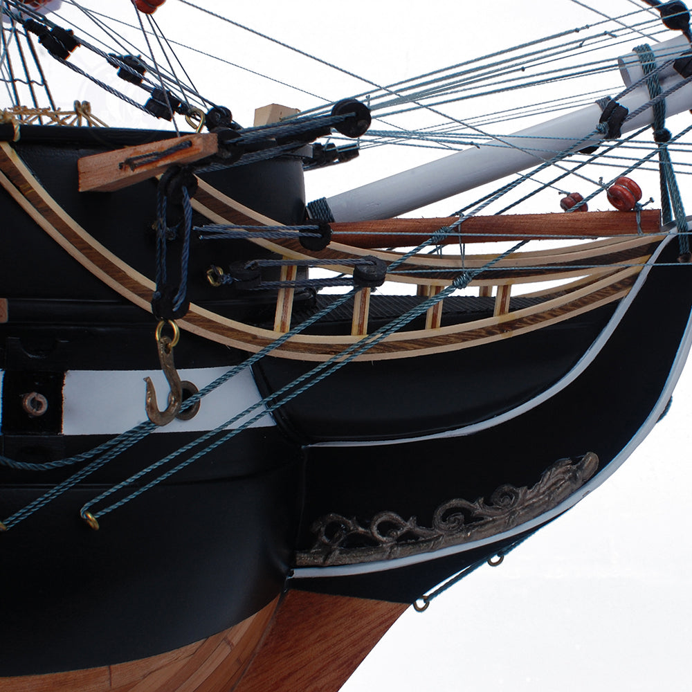USS CONSTITUTION MODEL SHIP PAINTED L80 | High-quality | Fully Assembled Wooden Ship Models For Wholesale