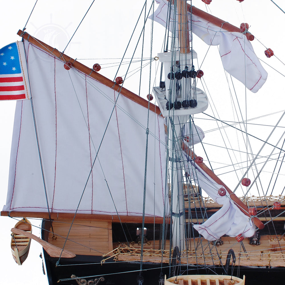 USS CONSTITUTION MODEL SHIP PAINTED L80 | High-quality | Fully Assembled Wooden Ship Models For Wholesale