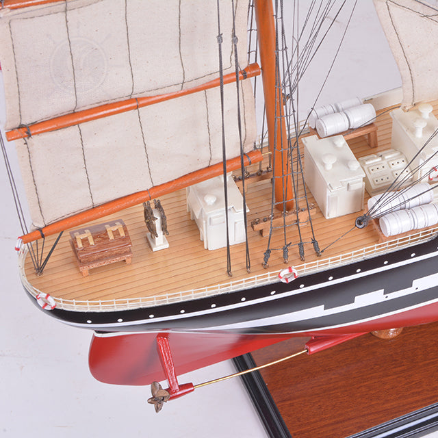 KRUZENSHTERN PAINTED L80CM | High-quality | Fully Assembled Wooden Ship Models For Wholesale